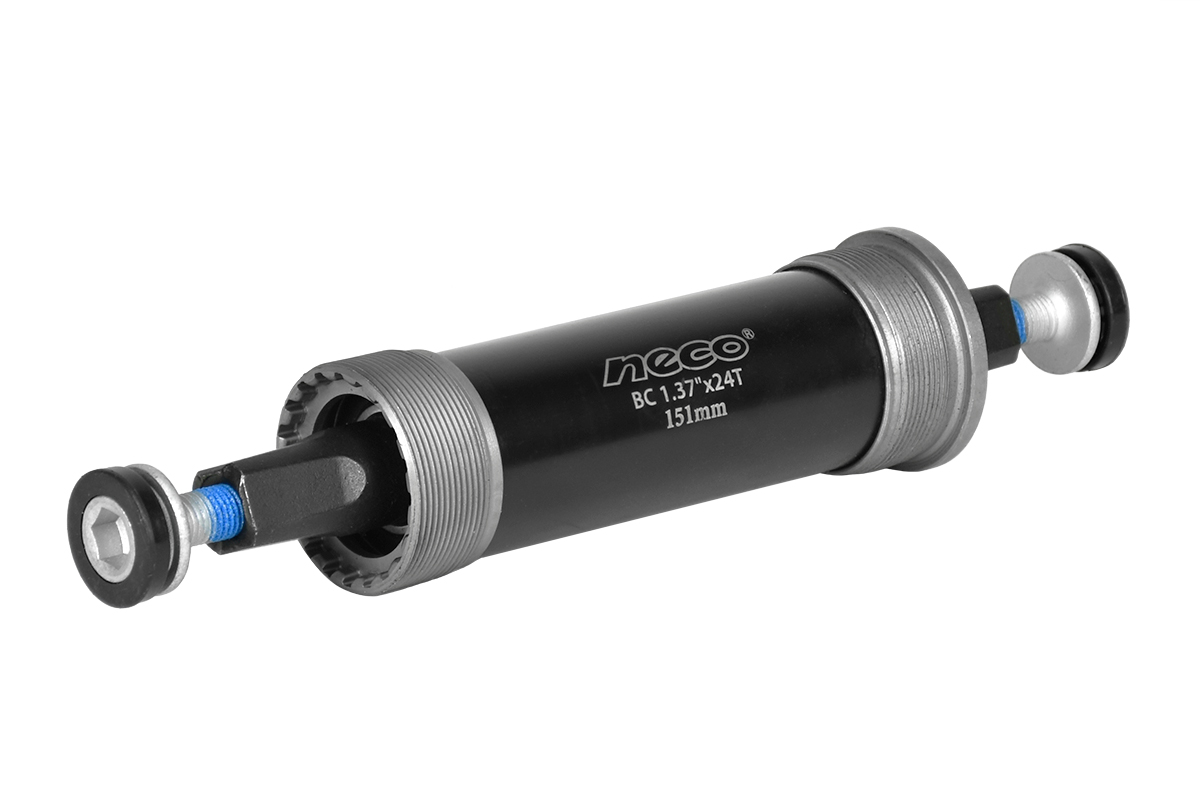 Каретка-картридж NECO B911 100*151мм, для фэтбайков, 2 промподшипника, под квадрат.