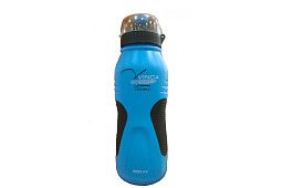 Фляга велосипедная с защитой от пыли 600мл, голубая, VSB 39 light blue Фляга велосипедная с защитой от пыли 600мл, голубая, VSB 39 light blue