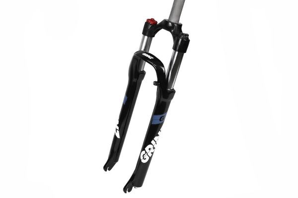 Вилка GRINZ ES 451 HLO для колёс 29",черно/бело/серый,